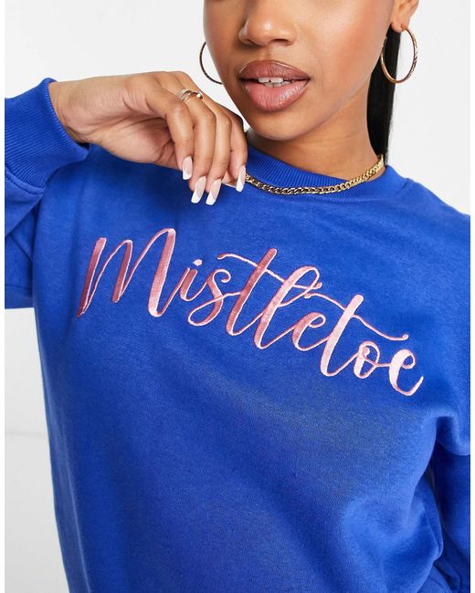 Sweat Threadbare en coloris Blue