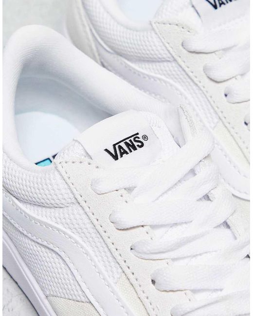 Vans White Cruze Trainers