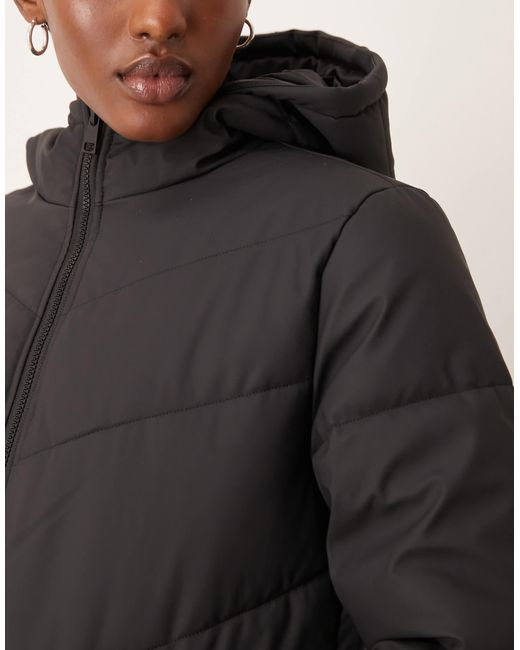 Jdy Black Short Puffer Jacket
