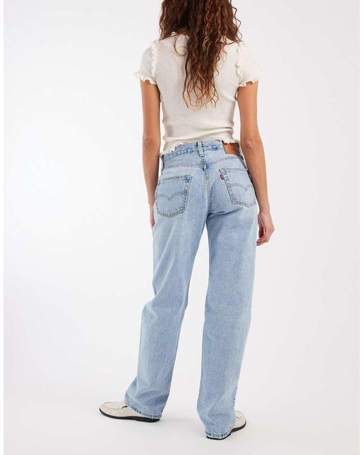 Vaqueros De Corte Recto Estilo Años 90 501 De Levi's de color Blue