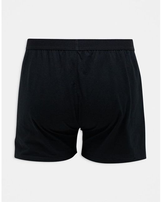 Pack De 3 Calzoncillos Bóxer Negros De ASOS de hombre de color Black