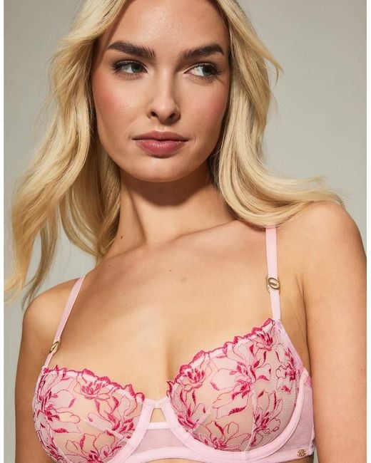 KBX Pink Marilyn Non Pad Balcony Bra