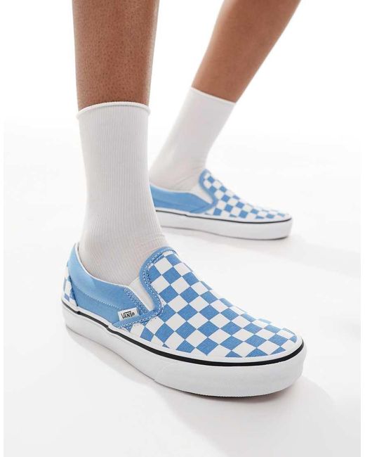 Vans White Classic Slip-On Shoes