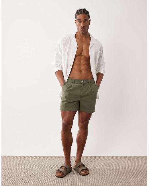 ASOS Green Shorter Length Short for men