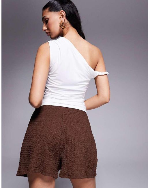 ASOS Short Met Textuur in het Purple
