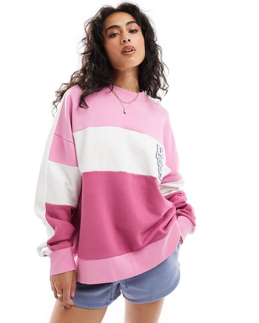 HUGO Pink Slouchy Knitted Jumper