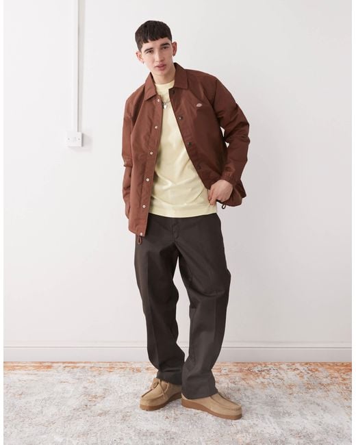 Dickies – oakport – trainerjacke in Brown für Herren