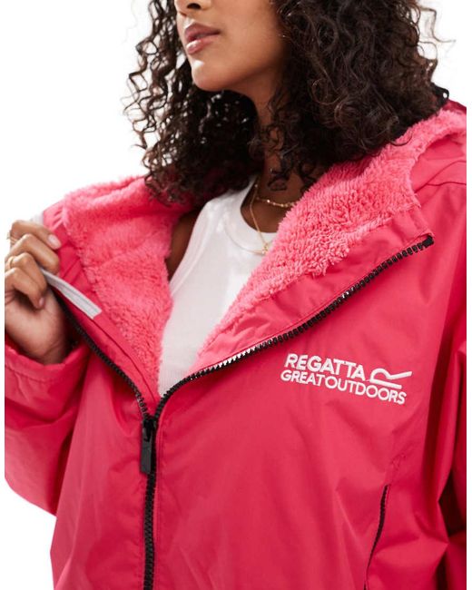 Regatta Red Adult Waterproof Robe