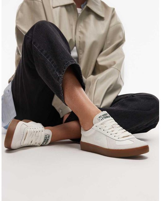 Lacoste White Baseshot Pro Trainers
