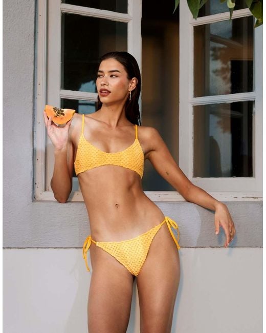 Top Bikini All'Uncinetto di Mango in Black