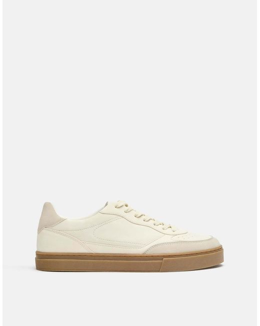 Pull&Bear – stwd – basic-sneaker in White für Herren