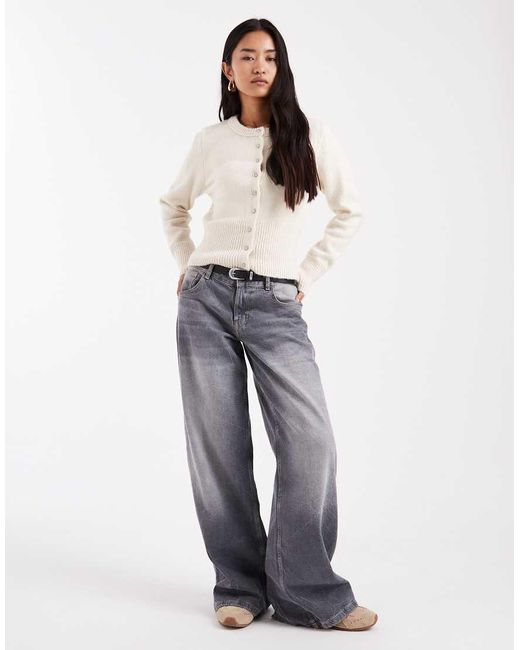 Cardigan Vestibilità Classica di ASOS in White
