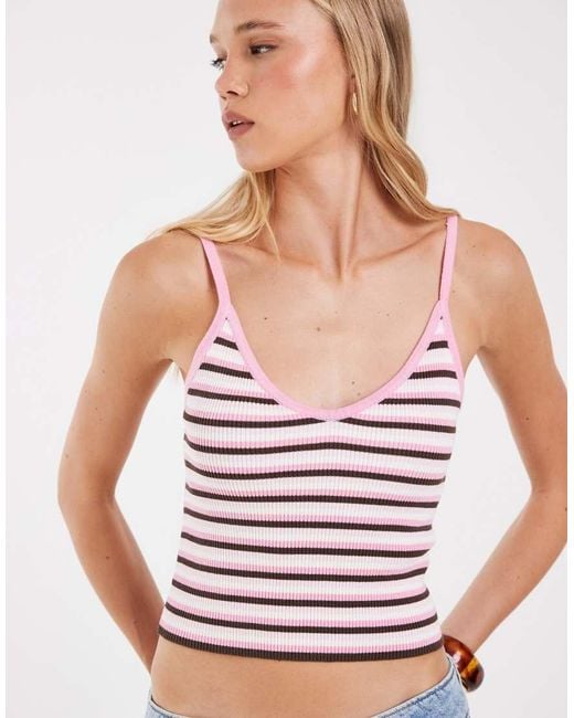 JJXX Blue Knitted Singlet Top