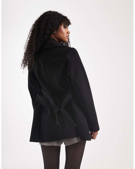 New Look Multicolor Short Belted Coat