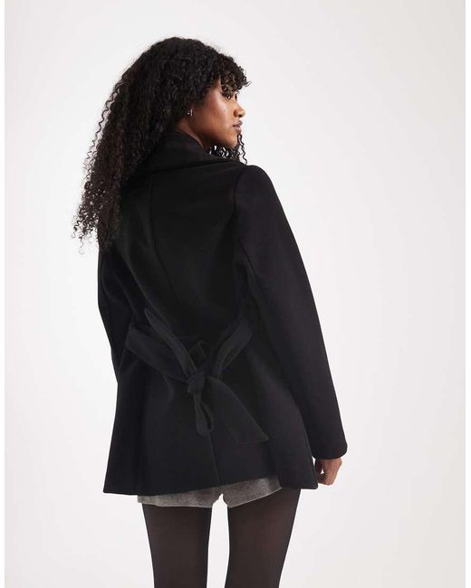 New Look Multicolor Short Belted Coat