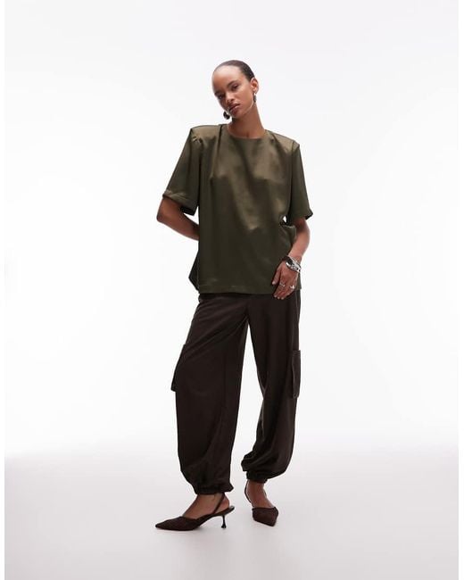 T-Shirt Oversize di ASOS in Green