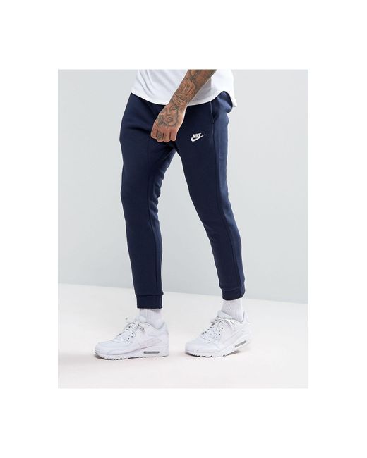 Buy nike tall club cuffed jogger in navy> OFF68