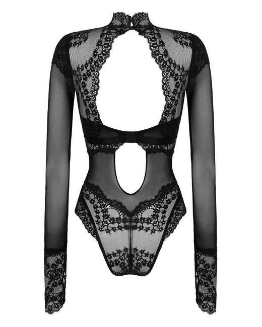 Hunkemöller Black Valentine Daisy Body