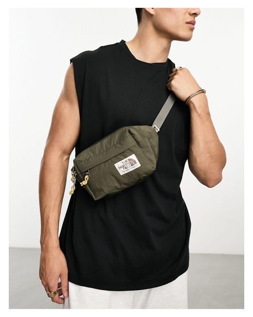 The North Face Black Heritage Berkeley Lumbar Bum Bag for men
