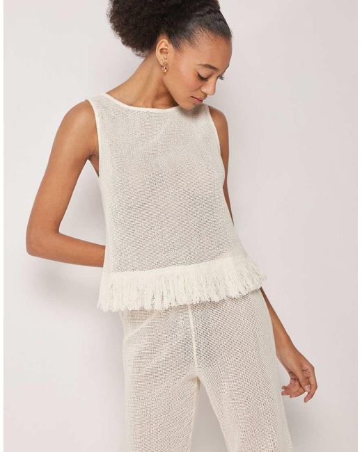 Calzedonia Natural Mesh Beach Top
