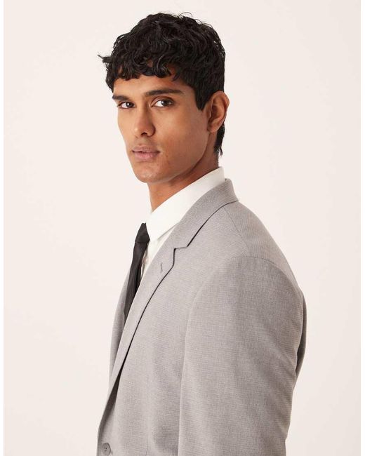 ASOS Gray Slim Suit Jacket for men