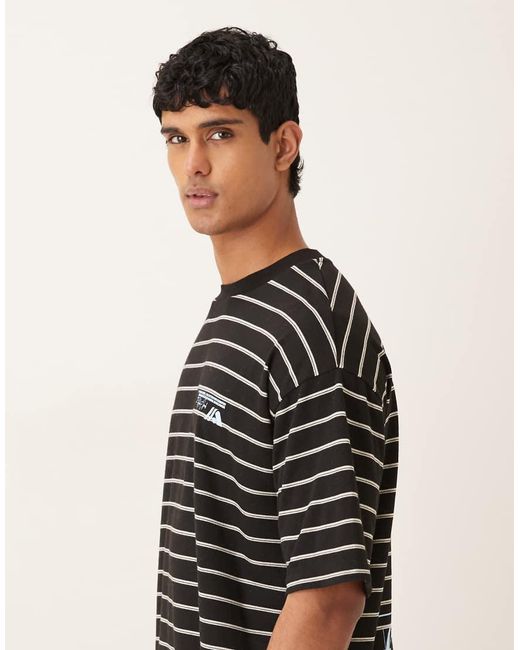 ASOS Black Oversized T-shirt With Archive Graphic for men