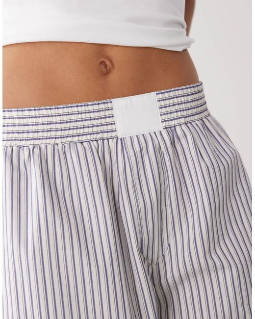 Lioness Gray – hose aus popeline mit streifen