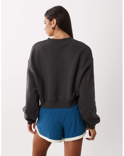 New Balance Blue Trackside Fleece Crew