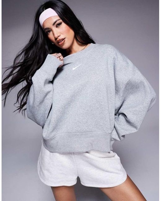 Phoenix Fleece di Nike in Gray