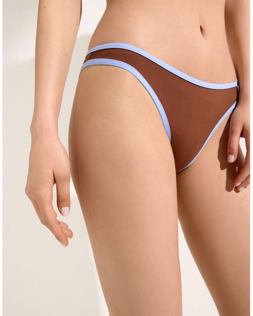 Calzedonia Natural Piping Bikini Bottom