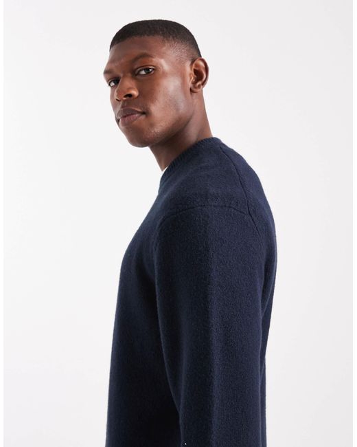Jersey De Punto Only & Sons Para Hombre - Cuello Redondo, Manga Larga, Tejido Suave, Talla L (71 Cm De Largo)