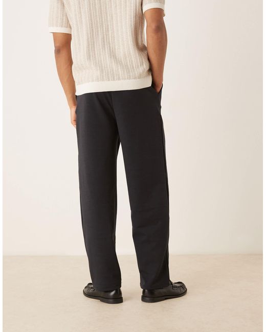 ASOS – locker sitzende, elegante skater-hose in Natural für Herren