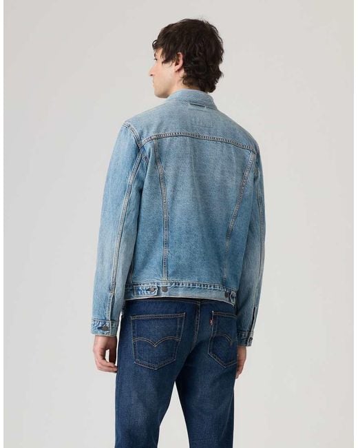 Levi's Blue Corduroy Trucker Jacket for men