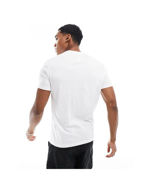 Armani Exchange White Large Logo T-shirt for men