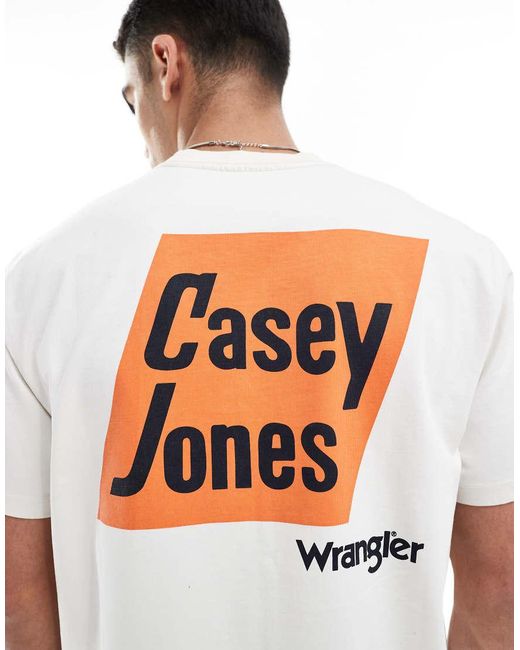 Wrangler Casey Jones in het White voor heren
