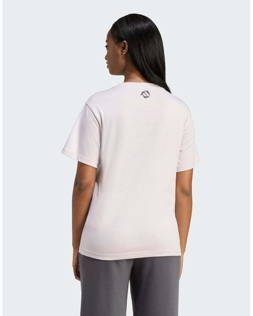 Adidas Originals White Animal Graphic T-Shirt