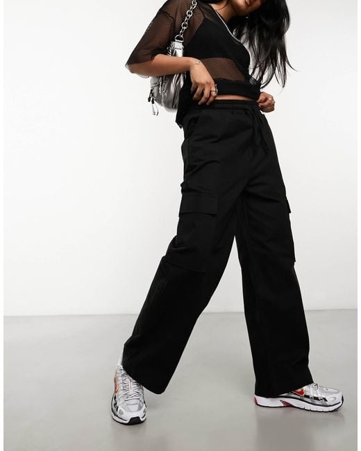 Collusion Black Cargo Pant