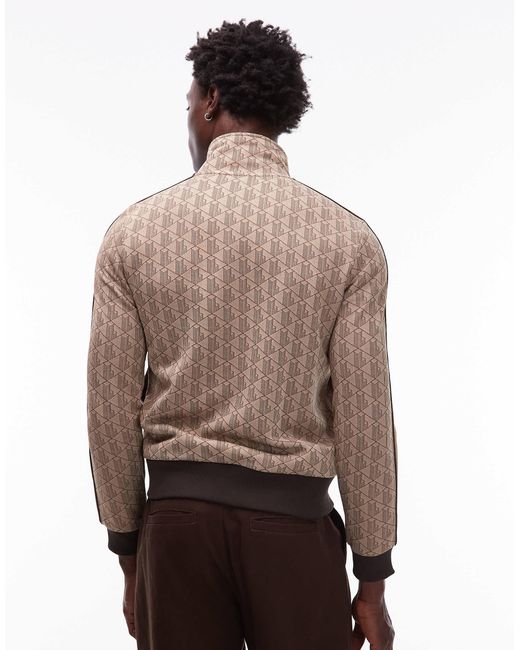 Lacoste – trainingsjacke in Natural für Herren