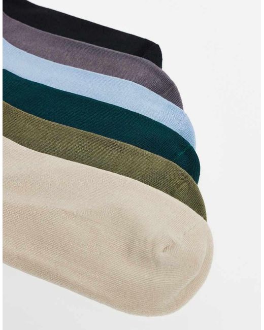 Adidas Originals White Adicolor Trefoil 6 Pack Crew Socks