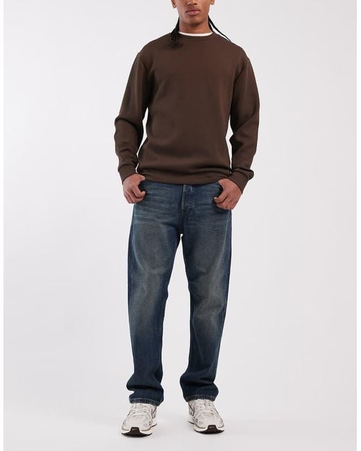 Jack & Jones Blue Chris Straight Jeans for men