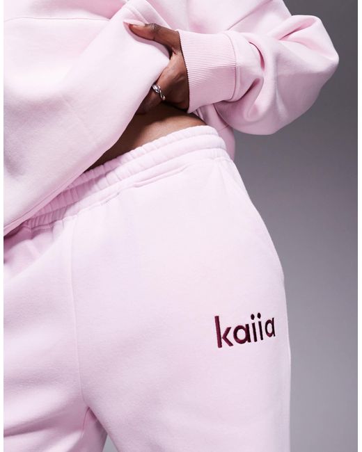 Pantalon Kaiia en coloris Purple