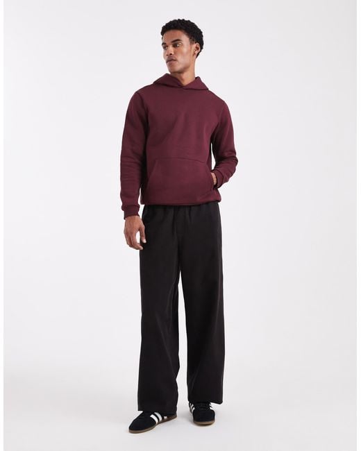 ASOS Red Essentials Hoodie for men