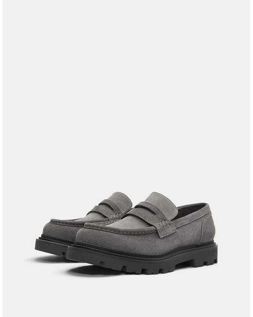 Mocassini Chunky di Pull&Bear in Gray da Uomo