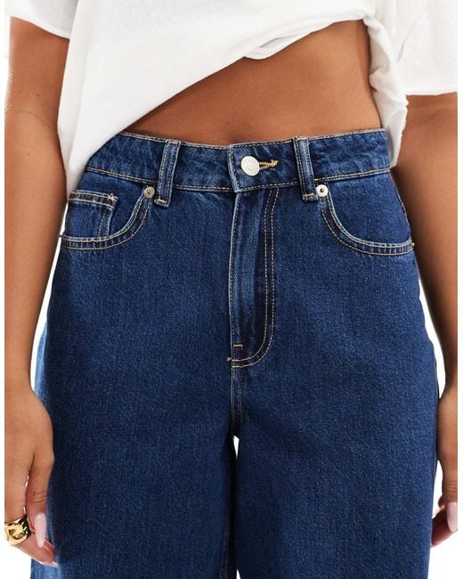 Vero Moda Blue Barrel Leg Jeans