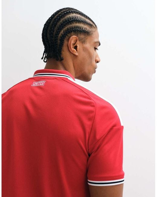 Adidas Originals Red Adidas Football Manchester United 26/27 Home Shirt for men