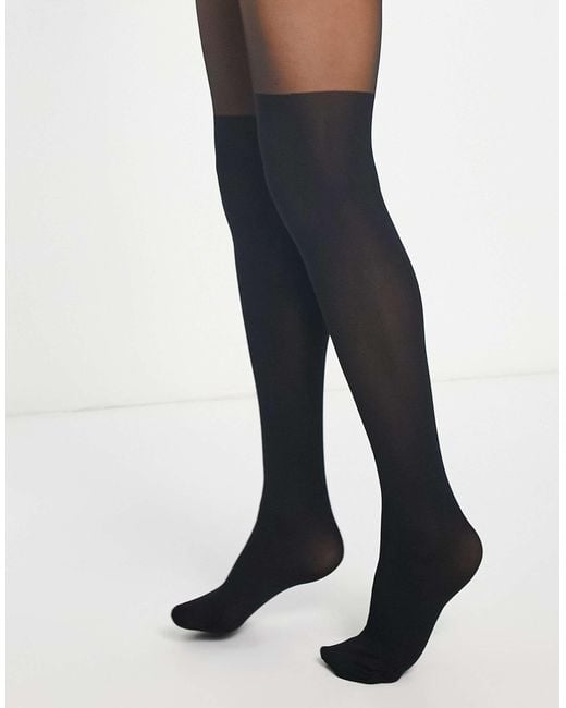Vero Moda Black Stocking Illusion Tights