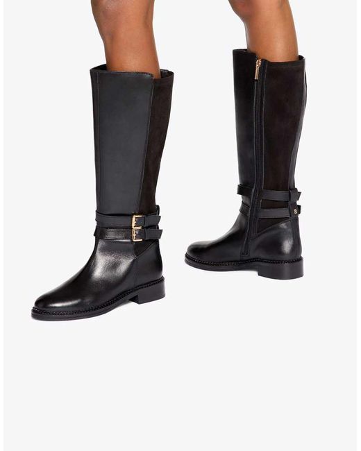 KG by Kurt Geiger Black Trying Knee Boots