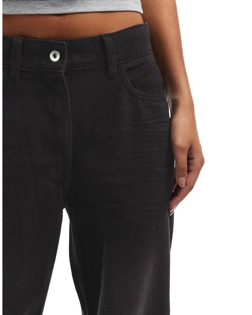Vaqueros Negro Lavado De Corte Antifit X001 De Collusion de color Black