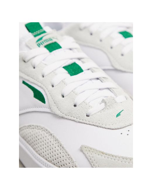 PUMA Oslo Pro Leather Trainer in White for Men | Lyst Canada