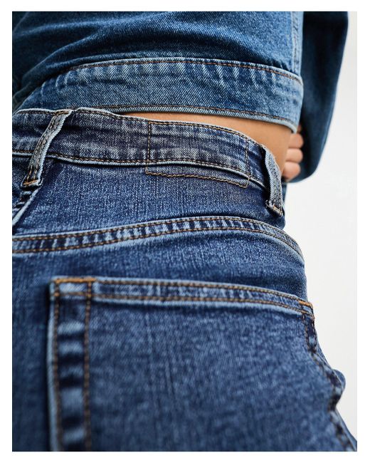 Jeans skinny lavaggio indaco di Miss Selfridge in Blue